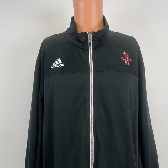 Adidas Houston Rockets Warm Up Clima Lite Track Jacket NBA Basketball Size 2XL - Picture 1 of 5